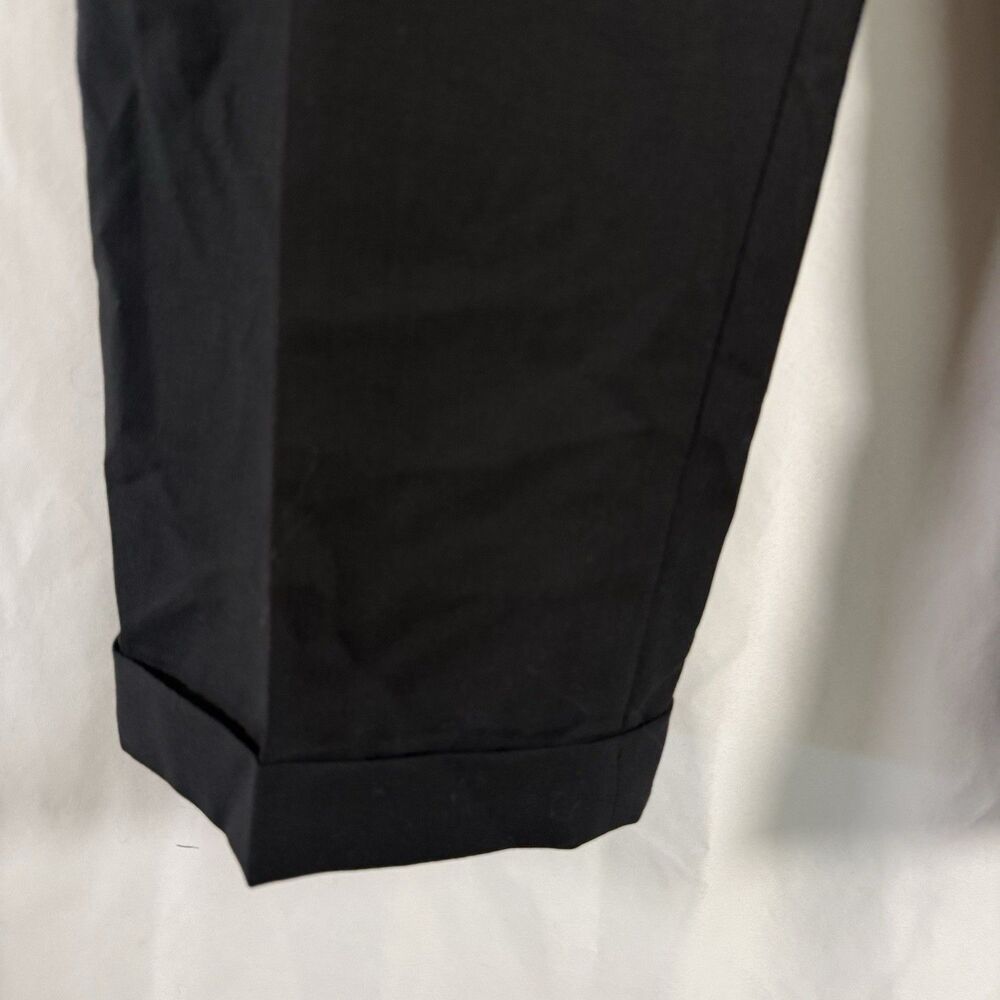 Versini Wool Dress Pants Men's 40 Reg Black Pleated Front Pockets 27.5" Inseam - Picture 6 of 10
